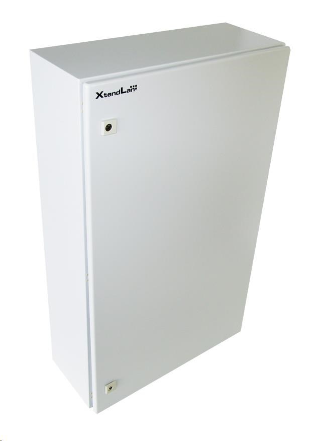XtendLan 19" venkovní vodotěsný rozvaděč 22U 600x450, krytí IP55, nosnost 65kg, šedý