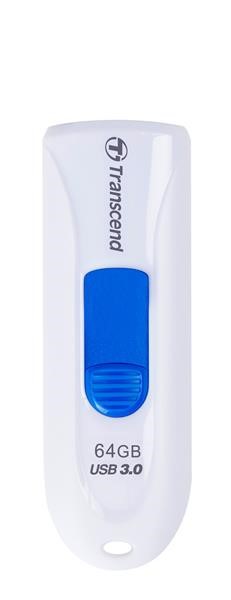 TRANSCEND Flash Disk 64GB JetFlash®790, USB 3.1 (R:90/W:30 MB/s) bílá/modrá