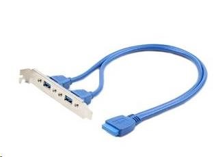 GEMBIRD Přídavné porty pro MB, záslepka 2x USB3.0 (bracket)