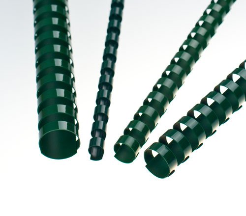 Plastové hřbety 16 zelené