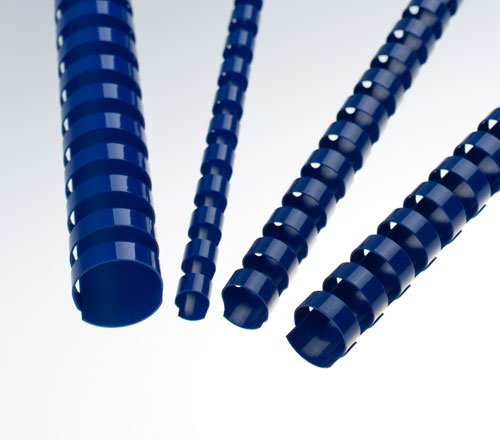 Plastové hřbety 28,5 modré