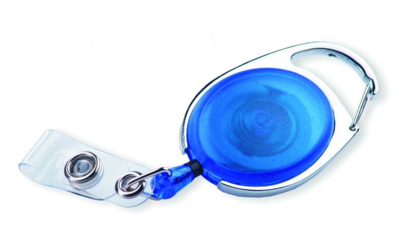 Naviják OVAL  pro visačky modrý