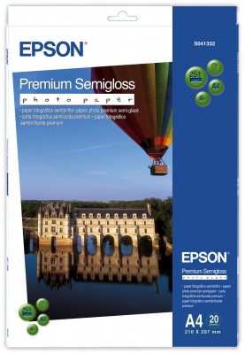EPSON Paper A4 Premium Semigloss Photo - 20 sheets