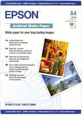 EPSON Paper A4 Archival Matte 50 sheets