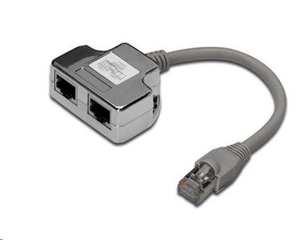 PREMIUMCORD RJ45 distributor (1 port ISDN + 1 port RJ45 10/100Base T)