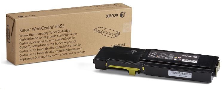 Xerox toner pro WorkCentre 6655 high capacity Yellow cartridge (7500str, yellow)
