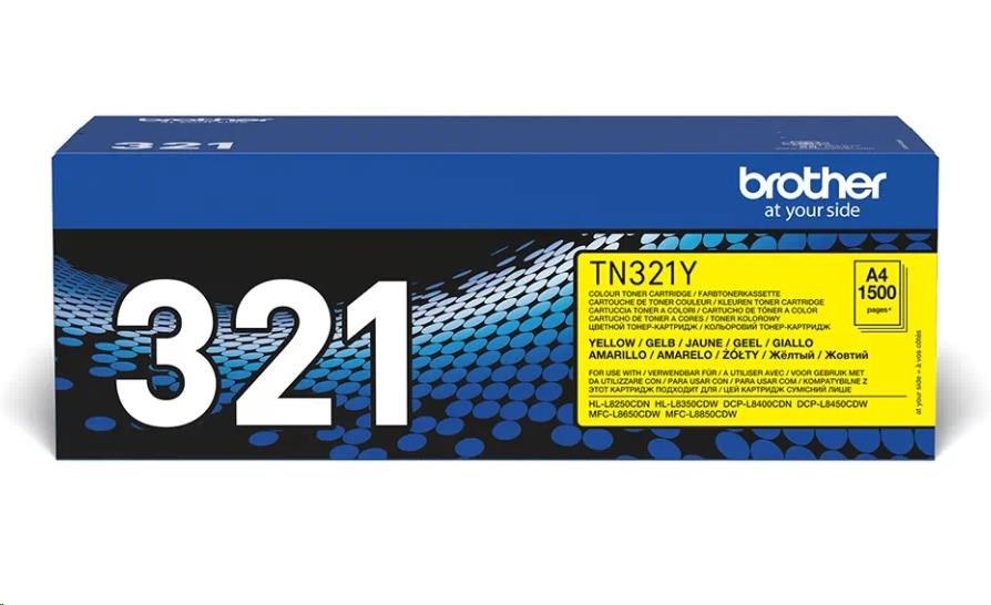 BROTHER Toner TN-321Y Laser Supplies -1500stran - pro DCP-L8450CDW