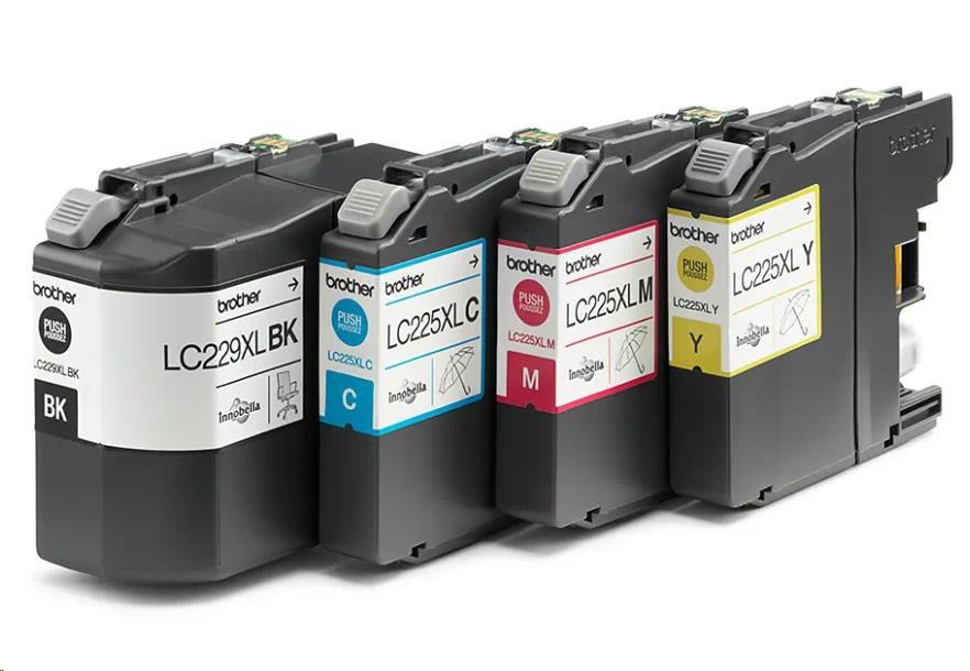 BROTHER INK LC-229XLVALBP Inkjet Supplies - multipack Azurová / Purpurová / Žlutá / Černá
