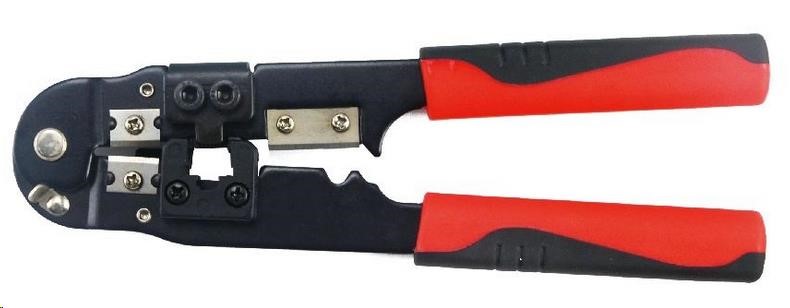GEMBIRD Kleště krimpovací (T-WC-03) pro konektory RJ45/8p8c, 3 v 1