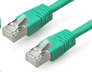 GEMBIRD kabel patchcord CAT6 stíněný FTP 2m, zelený