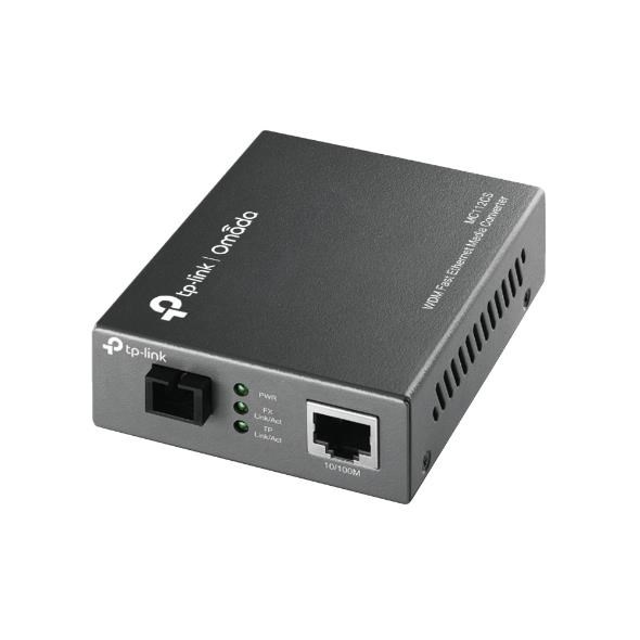 TP-Link OMADA MC112CS WDM media konvertor (1x100Mb/s, 1x simplex SC/UPC, SM, 1310/1550nm, 20km)