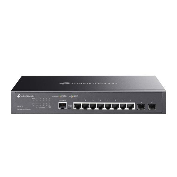 TP-Link OMADA switch SG3210 (8xGbE, 2xSFP, 2xConsole, fanless)