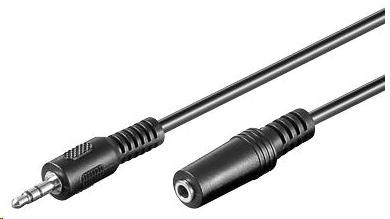 PREMIUMCORD Kabel audio 3,5mm Jack - Jack prodlužovací  3m (M/F, stereo)