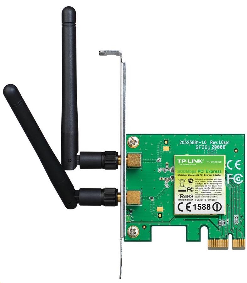 TP-Link TL-WN881ND PCI Express adapter (N300, 2,4GHz, PCIe)