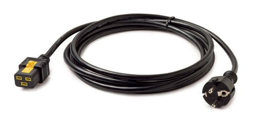 APC Power Cord, Locking C19 to CEE/7 Schuko, 3.0m (C19/CEE 7/7)