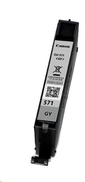 CANON CARTRIDGE CLI-571 GY šedá PIXMA MG775x, TS505x, TS605x, TS805x, TS905X (780 str.)