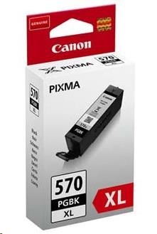CANON CARTRIDGE PGI-570XL PGBK pigmentová černá pro PIXMA MG575x, MG685x, MG775x, TS505x, TS605x, TS805x (500 str.)