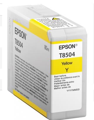 EPSON ink bar ULTRACHROME HD "Kosatka" - Yellow - T850400 (80 ml)