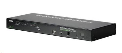ATEN 8-port KVM USB+PS/2 OSD, rack 19" CS-1708i + OverNET konzole