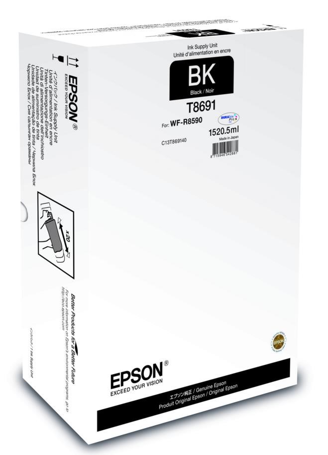 EPSON Ink čer Recharge XXL for A3 – 75.000str. Black 1520,5 ml
