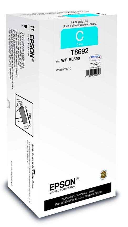 EPSON Ink bar Recharge XXL for A3 – 75.000str. Cyan 735,2 ml