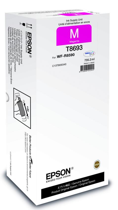 EPSON Ink bar Recharge XXL for A3 – 75.000str. Magenta 735,2 ml