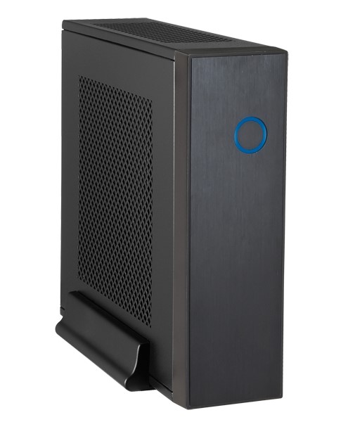 CHIEFTEC skříň Compact Series/mini ITX, IX-03B, Black, Alu, 85W zdroj CDP-085ITX