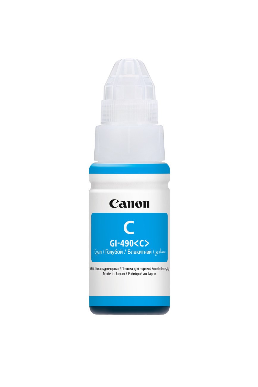 Canon Cartridge GI-490 azurová proPIXMA G1400, G1410, G2400, G2410, G3400, G3410, G4400, G4410 (7 000 str.)