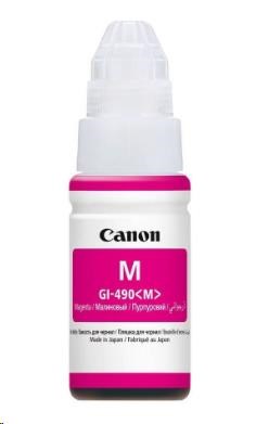 Canon Cartridge GI-490 purpurová proPIXMA G1400, G1410, G2400, G2410, G3400, G3410, G4400, G4410 (7 000 str.)