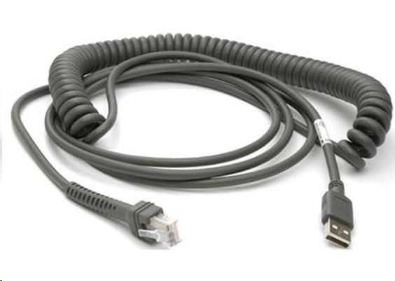Motorola kabel pro čtečky kroucený USB 2,8m