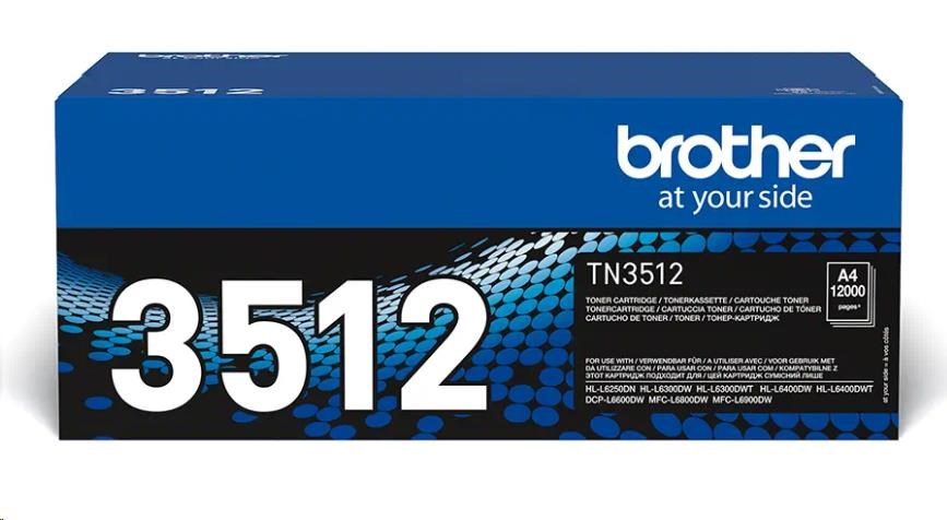 BROTHER Toner TN-3512 ( HL-L6xxx, DCP/MFC-L6xxx, 12 000 str. A4)