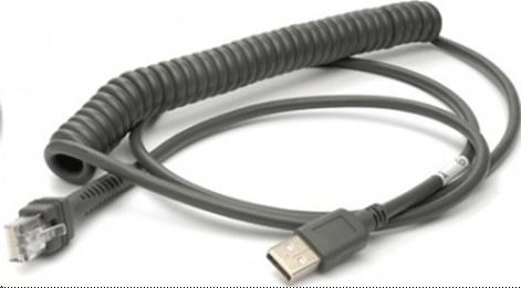 Honeywell Kabel USB pro MK-95x0 Voyager, MK-3780 Fusion, kroucený, černý.