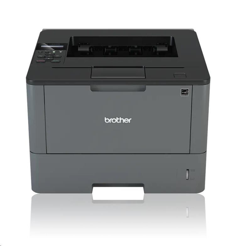 BROTHER tiskárna laserová mono HL-L5000D - A4, 40ppm, 1200x1200, 128MB, PCL6, USB 2.0, DUPLEX
