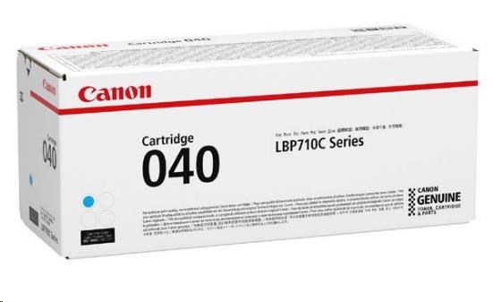 Canon TONER CRG-040C azurový pro i-SENSYS LBP710Cx, LBP712Cx, LBP7780Cx (5400 str.)