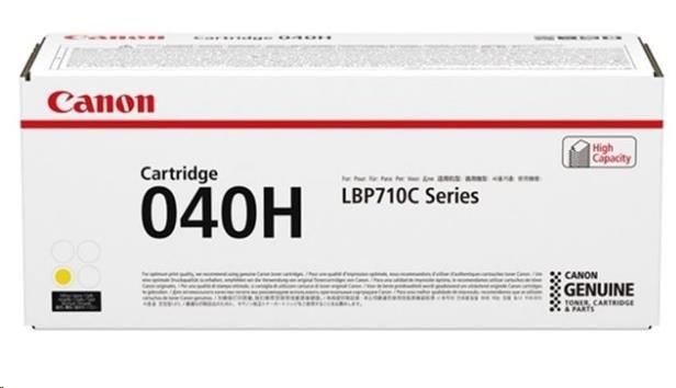 Canon TONER  CRG-040HY žlutá pro i-SENSYS LBP710Cx, LBP712Cx, LBP712Cdn (10000 str.)