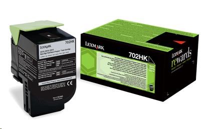 LEXMARK černý toner 702HK pro: CS310/410/510, z programu Lexmark Return (4 000 stran)