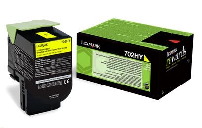 LEXMARK Yellow toner 702HY pro CS310/410/510 z programu Lexmark Return (3 000 stran)