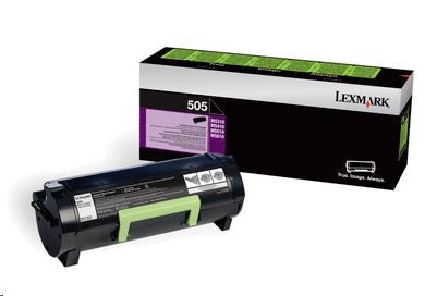 LEXMARK černý toner 502 pro: MS310/410/510/610 z programu Lexmark Return (1 500 stran)