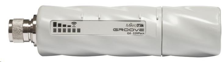 MikroTik RouterBOARD GrooveA 52 ac, 720MHz CPU, 64MB RAM, 1x LAN, 2.4/5GHz Wi-Fi, 802.11b/g/a/nac, vč. L4 licence