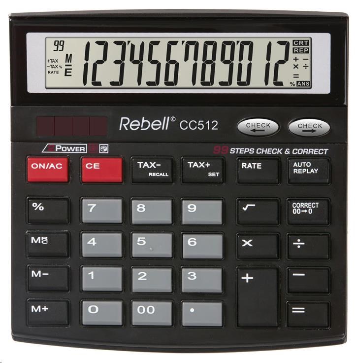 Rebell kalkulačka - stolní - CC512