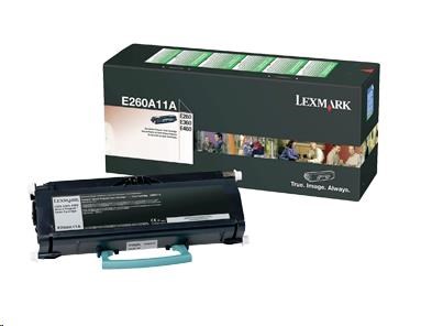 LEXMARK černý toner pro E260, E360, E460 (3 500 stran)