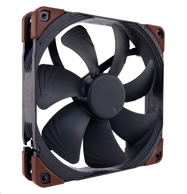 NOCTUA Ventilátor NF-A14 iPPC-2000 PWM, 140mm, černá/hnědá