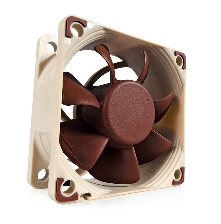 NOCTUA Ventilátor NF-A6x25-PWM, 60mm, hnědá
