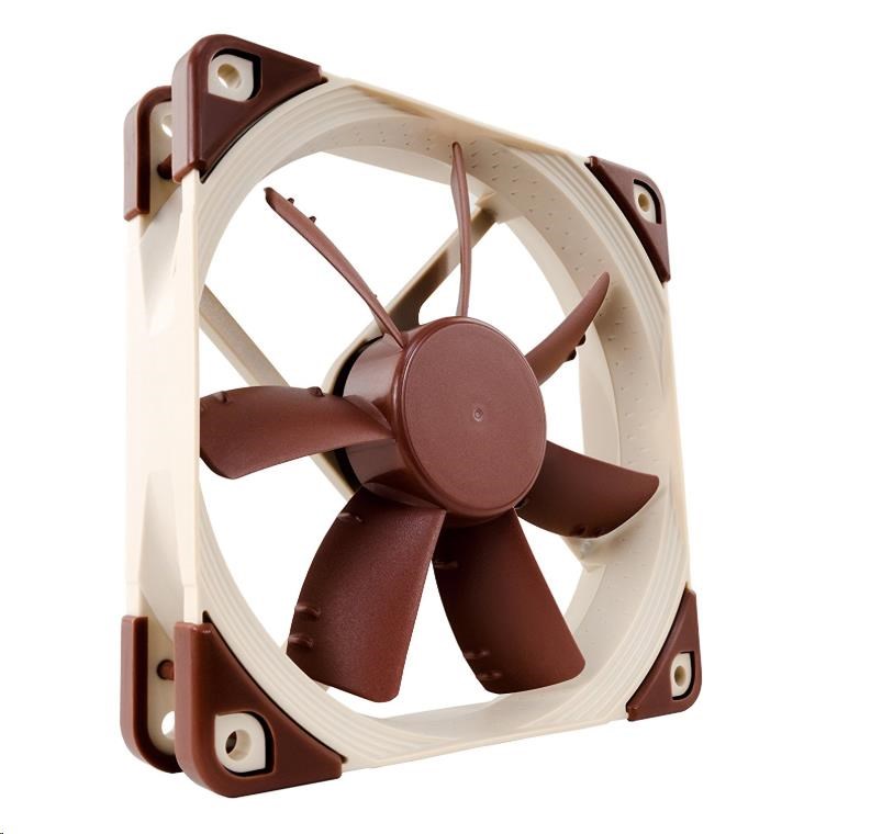 NOCTUA Ventilátor NF-S12A-PWM, 120mm, hnědá