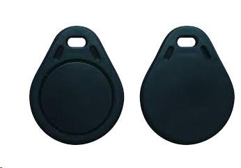 Elatec RFID Unique čip, přívěsek na klíče, 125 kHz, černý, Standard  Temic/ISO11784/785