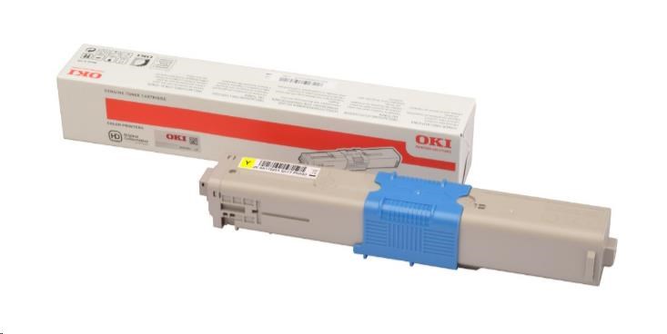 OKI Yellow toner do C332 a MC363 (1 500 stránek)