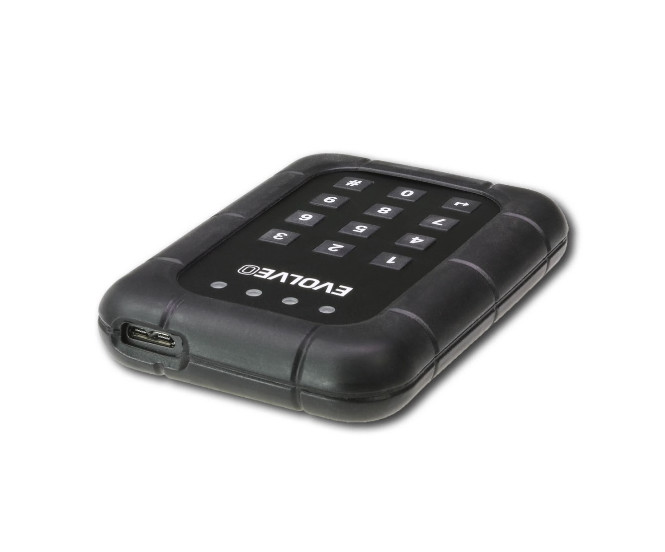 EVOLVEO 2.5" Encrypt 1, externí rámeček na HDD, USB 3.0
