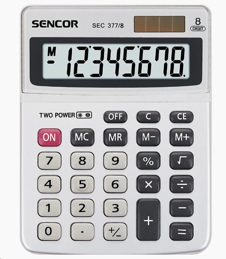 Sencor kalkulačka  SEC 377/ 8