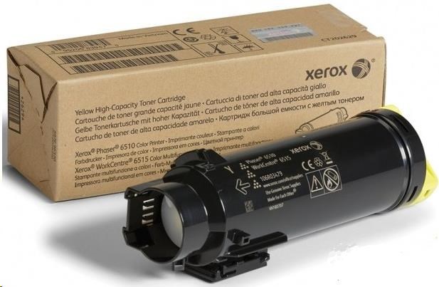Xerox  Yellow Extra Hi-Cap toner cartridge pro Phaser 6510 a WorkCentre 6515, (4,300 Pages) DMO
