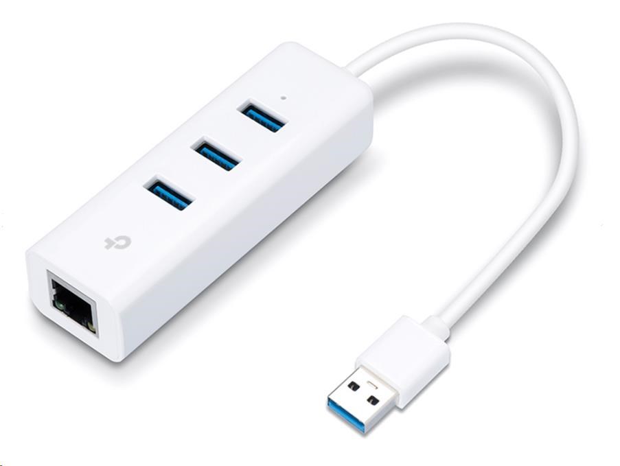 TP-Link UE330 USB/Ethernet adapter (3xUSB3.0, 1xGbE)